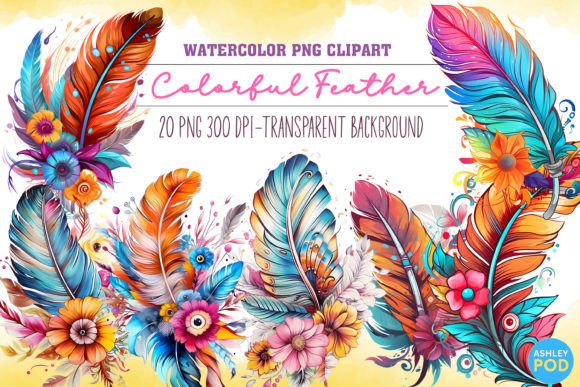 Colorful Feather Watercolor Sublimation Review