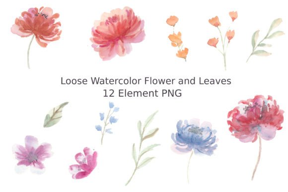 Peony Watercolor Flower Clip Art: An Embroidery Review