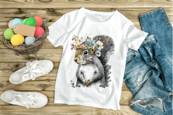 Watercolor Baby Squirrel Illustration: Freebies Review