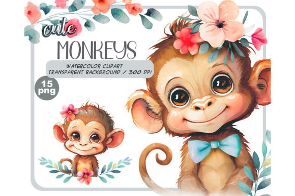 Watercolor Cute Baby Monkeys: An Embroidery Review