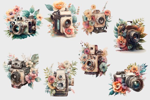 Watercolor Floral Retro Camera: Embroidery Review