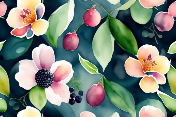 Watercolor Flower Pattern 1: An Embroidery Review