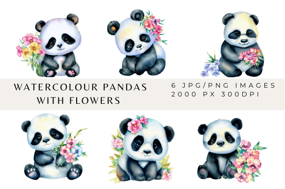 Watercolour Pandas and Flowers: An Embroidery Review